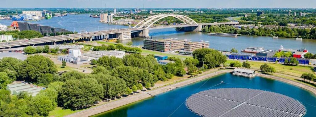 h zonnepark van brienenoordbrug 1080x400 1 - Evides,Digitale werkplek